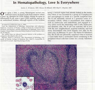 Pathology Valentine