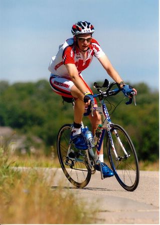 Me during the 2004 Ironman.